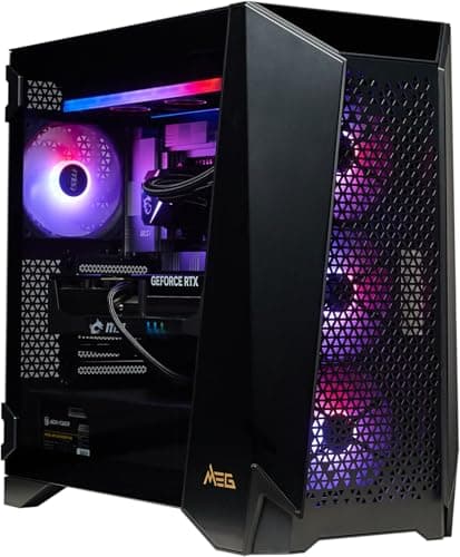Image of MSI Infinite RS AI Gaming Desktop: Intel Ultra 9 285K, Geforce RTX 5090, 64GB DDR5, 2TB M.2 NVMe SSD, Liquid Cooling, WiFi 7, VR-Ready, Windows 11 Pro: 2NVZ9-1289US