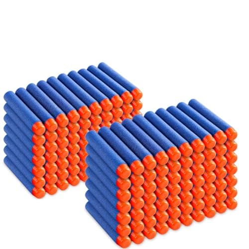Image of 150 Refill Darts Foam Ammunition Compatible with Nerf Gun Elite, Darts Bullets fit for N-Strike Elite Series Blasters, Dart Accessories fit for Nerf Blaster Battle Boy Party Favor, Blue