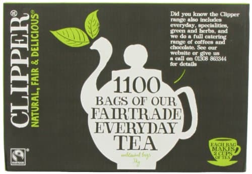 Image of Clipper Fairtrade Everyday One Cup 1100 Teabags 3000 G