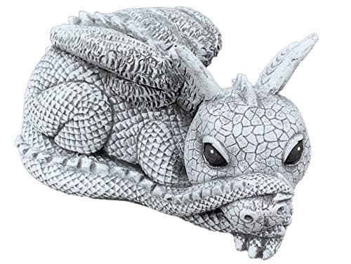 Image of Stone and Style Stone Figure Dragon Gonzo Frost Resistant Weatherproof Garden Ornament