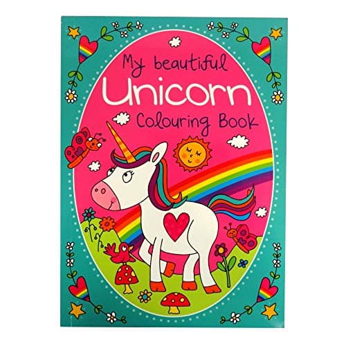 Image of Martello A4 - 'My Beautiful Unicorn' Colouring Book - 70 Designs to Colour Stocking Filler