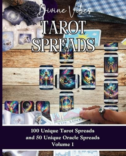Image of Divine Vibes Tarot Spreads: 100 Unique Tarot and 50 Oracle Card Spreads