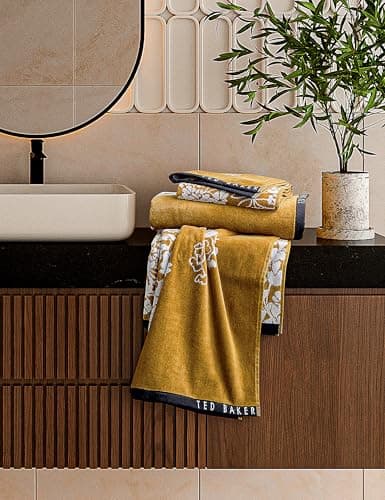Image of Ted Baker Wisteria Towel Gold