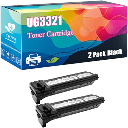 Image of UG3321 Toner Cartridge Compatible with Panasonic UF-4000 UF-4100 UF-490 Printers, High-Yield Ideal for High-Volume Printing (2-Pack Black)