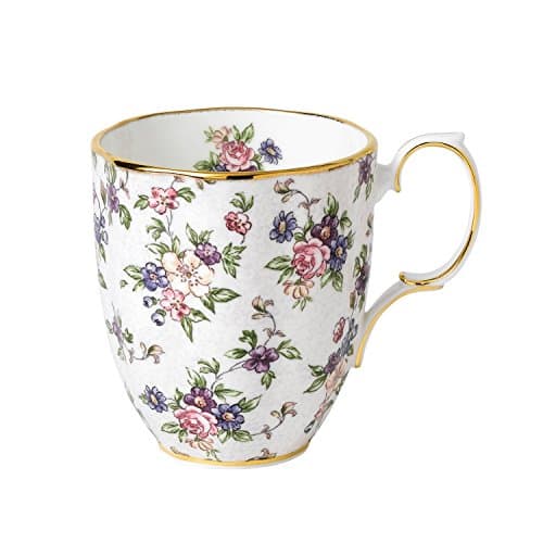 Image of Royal Albert 100 Years 40017578 1940 English Chintz Mug 0.4L/14.1fl White, Bone China, 1 Count (Pack of 1)