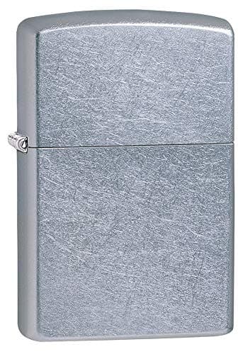 Image of Zippo Windproof Lighter - Classic Street Chrome - Refillable - Reusable - Windproof Design - Gift Box - Made in USA
