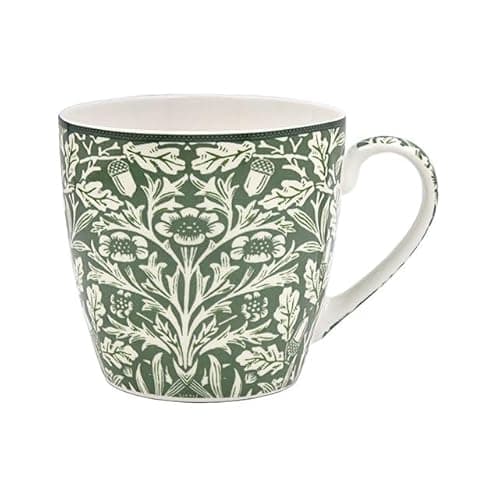 Image of Fine China Breakfast Mug (William Morris' Acorn (Negative))