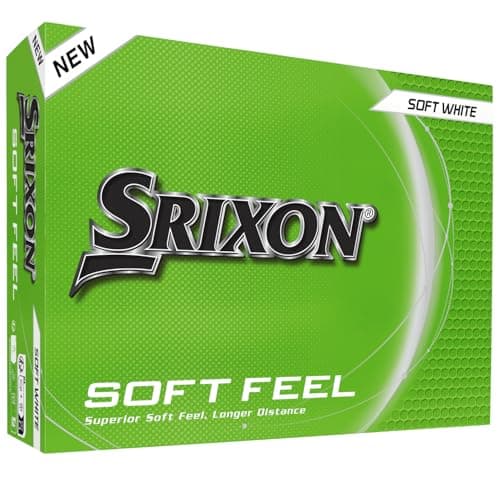 Image of Srixon SOFT FEEL_14 Ultra-soft and long distance golf balls| Stable trajectory and controlled spin| Premium feel and control around the green| Yellow/White