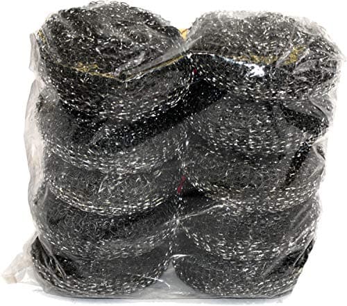 Image of Heavy Duty Kitchen Galvanised Steel Metal Scourer 10Pk (W60)