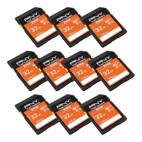 Image of PNY Elite SDHC Class 10 U1 V10 Flash Memory Pack 32GB Read up to 100MB/s, UHS-I, HD Photo, HD Videos, for Outdoor Cameras, DSLR Cameras, Use