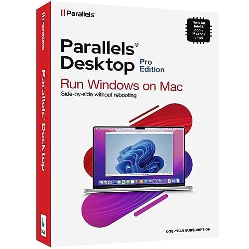 Image of Parallels Desktop 18 for Mac Pro Edition | Run Windows on Mac Virtual Machine Software | 1 Year Subscription [Mac Key Card]