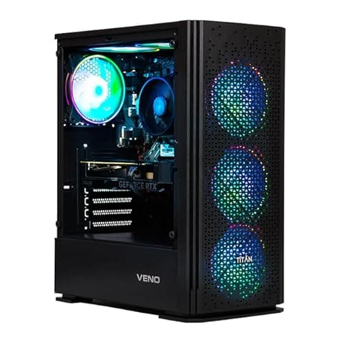 Image of Veno Scorp Intel Core i7 2600 16GB Gaming PC (512GB SSD + 1TB HDD + GTX 1650 4GB) ARGB FAN CASE