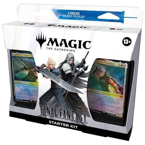 Image of Magic: The Gathering - FINAL FANTASY Starter Kit - Learn Magic with 2 Ready-to-Play Decks (2-Player Card Game for Ages 13+)