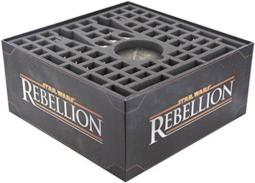 Image of Foam tray value set compatible with the Star Wars Rebellion board game box