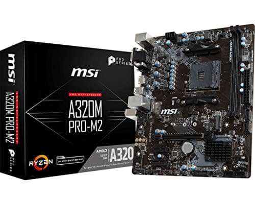Image of MSI AMD AM4 Ryzen A320M PRO M2 Micro ATX Motherboard