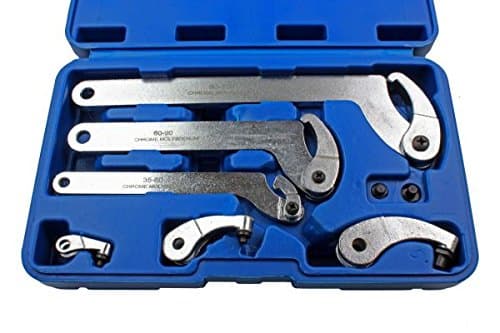 Image of US PRO Adjustable Hook and Pin Wrench/Spanner/C Spanner 35-120mm 6pcs 6811