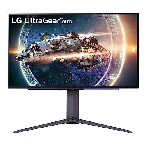 Image of LG UltraGear 27GR95QE - 27 inch OLED Gaming Monitor QHD (2560 x 1440), 240Hz Refresh Rate, 0.03ms (GtG) Response Time, Anti-glare, AMD FreeSync Premium, NVIDIA G-SYNC Compatible, HDMI 2.1