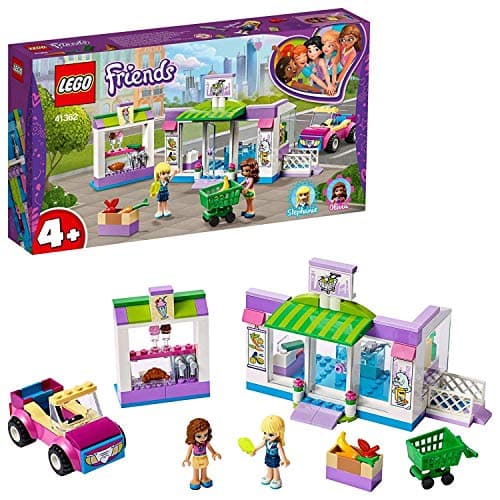 Image of LEGO 41362 Friends Heartlake City Supermarket Grocery Store Set, Toy for 4 Year Old Girl and Boy with Buildable Toy Car