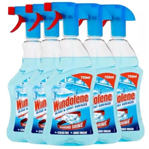Image of Windolene Glass & Shiny Surfaces Trigger Spray 500ml Pack of 5 - 558508 x 5 - packaging may vary