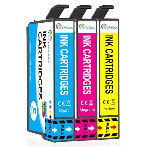 Image of CLYWENSS Compatible 405XL Ink Cartridges Colour Replacement for Epson 405 XL for WorkForce Pro WF-4820 WF-3820 WF-7310 WF-7830 WF-7835 WF-7840 WF-4830 WF4820 WF3820 WF7310 WF7830 WF4830 Printer 3-Pack