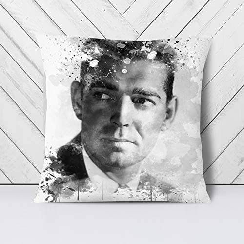 Image of Big Box Art Clark Gable Head Shot V3 - Cushion Cover Throw Pillow with Insert for Sofa Chair Bed - Double-sided - 40x40 cm