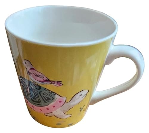 Image of Cath Kidston Yellow Tortoise Design Stanley Mug