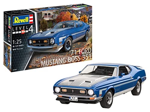 Image of Revell 07699 '71 Mustang Boss 351 1:25 Scale Unbuilt/Unpainted Plastic Model Kit