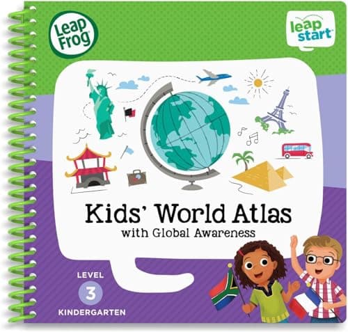 Image of LeapFrog LeapStart Primary School Activity Book: Kids' World Atlas with Global Awareness