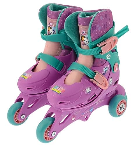 Image of Gabby's Dollhouse Adjustable 2 in 1 Tri to Inline Skates