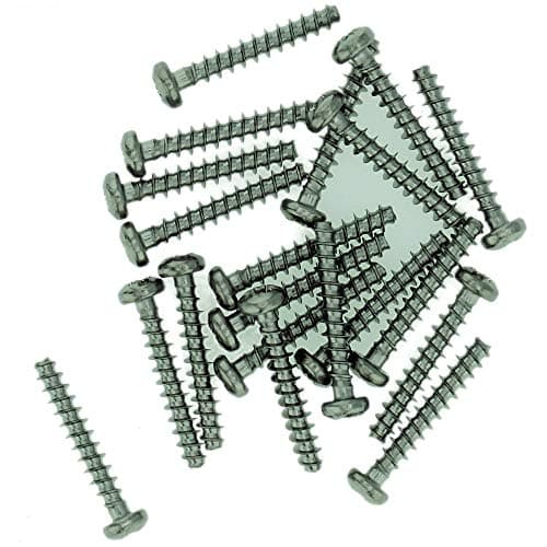 Image of D3.5 (3.5mm x 16mm) Pozi Pan Screws for Plastic - Stainless Steel (A2) (Pack of 20)