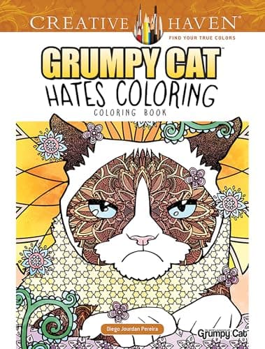 Image of Creative Haven Grumpy Cat Hates Coloring: Coloring Book