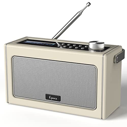 Image of i-box DAB Radio Portable, DAB/DAB Plus Radio, FM Radio, Portable Bluetooth Speaker, Digital Radio with USB Charging for 15 Hours Playback, Bluetooth Stereo Speakers, Rechargeable