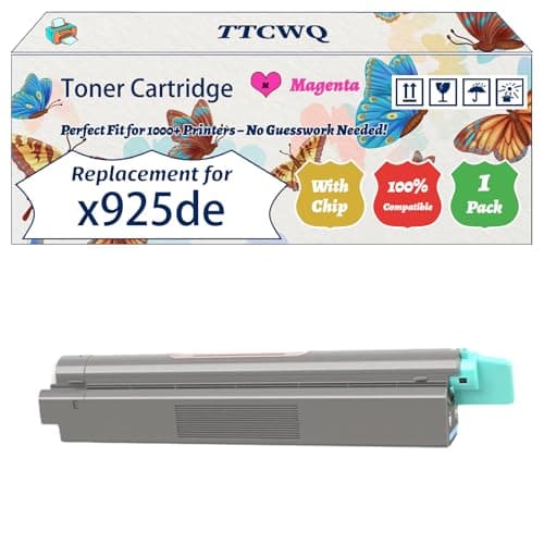 Image of Compatible for Lexmark x925de Toner Cartridge Work for Lexmark C925de C925dte X925de Printers, with Chip, High Yield 8500 Pages, High-Definition Printing (1 Pack Magenta)