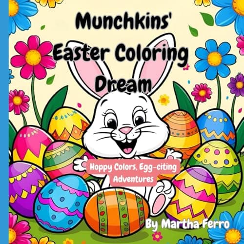 Image of Munchkins' Easter Coloring Dream: Hoppy Colors, Egg-citing Adventures