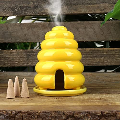 Image of Gift Republic - Beehive Incense Burner, Yellow