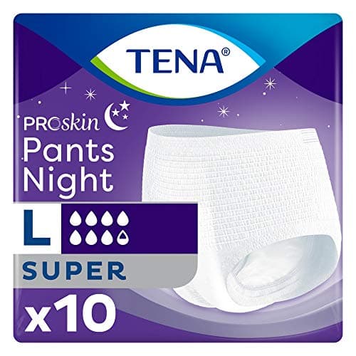 Image of Tena Pants Super Night - Size L, 10 Pieces