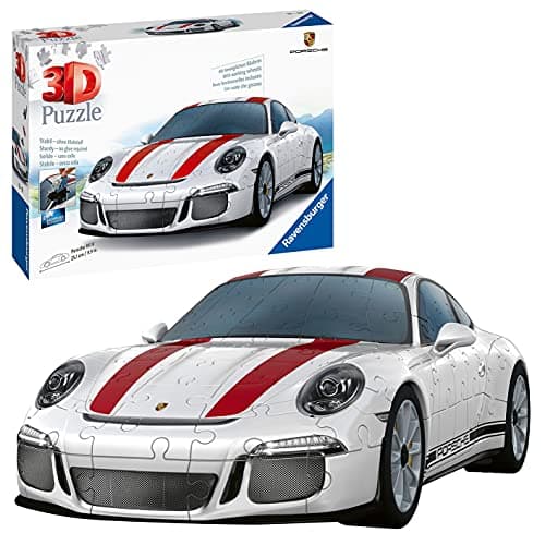 Image of Ravensburger Porsche 911 R 3D Jigsaw Puzzle for Adults and Kids Age 8 Years Up - 108 Pieces - No Glue Required