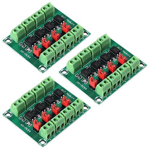 Image of 3PCS PC817 4 Channel Optocoupler Isolation Board Voltage Converter 3.6-30V Driver Photoelectric Isolated Module
