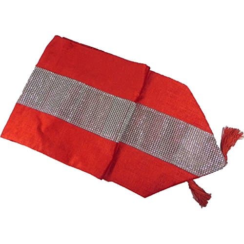 Image of Emma Barclay ECLAT - Diamante Table Runner in Wine - 13x72 (33x183cm)