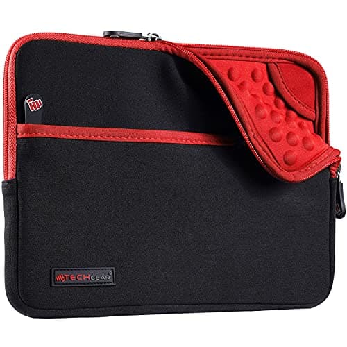 Image of TECHGEAR Universal Neoprene Padded Sleeve Case for 9-11" Tablets: iPad Pro/Air 11", iPad A16 10.9", iPad 10.2", Samsung Tab A11 Plus A9+ S10 Lite S9 FE, Lenovo Tab M10 - Shockproof Zipped Pouch