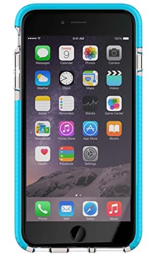 Image of tech21 Evo MeshSport Mobile Phone Case 14 cm (5.5 Inches) Blue, Transparent – Mobile Phone Cases (Case, Apple, iPhone 6 Plus/6S Plus, 14 cm (5.5 Inches), Blue, Transparent)