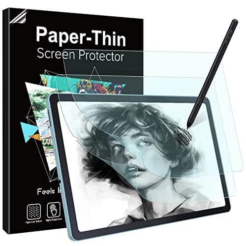 Image of TiMOVO 2 Pack Paper Screen Protector for Galaxy Tab S6 Lite 10.4 Inch(2022/2020) Tablet, Matte PET Film Screen Protector for Samsung Tab S6 Lite Tablet Write and Draw Like on Paper, Anti-Scratch