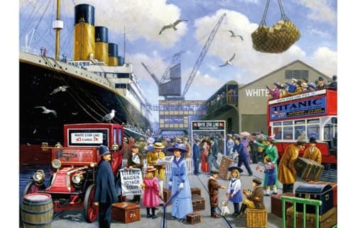 Image of Kevin Walsh Nostalgia Titanic Maiden Voyage 1000 Piece Jigsaw Puzzle