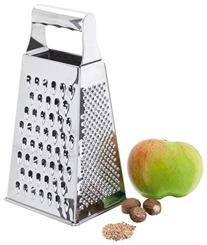Image of Judge Grater, 4 Sided Stainless Steel Box Grater, Ideal for Cheese, Vegetables and Much More, Dishwasher Safe and Sturdy Handle