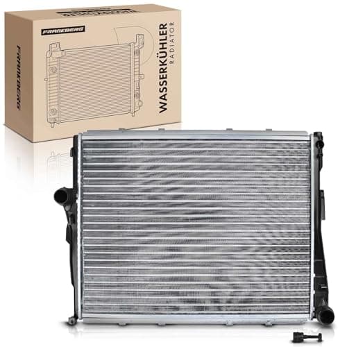 Image of Frankberg Engine Radiator Car Radiator Manual Transmission Compatible with 3 Series E46 316 318 320 323 325 328 330 1.6L-3.0L 1998-2006 Z4 E85 E86 M 3.2L 2006-2008 Replace# 17119071518