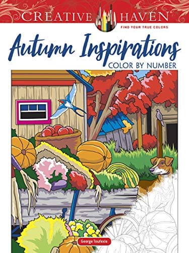 Image of Creative Haven Autumn Inspirations Color by Number