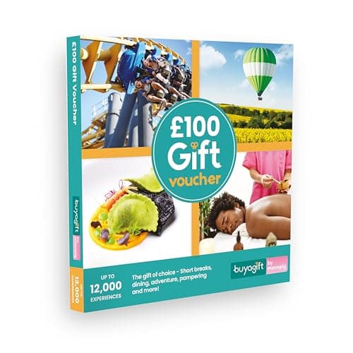 Image of Buyagift £100 Experience Voucher – Getaways, Spa Retreats & Gourmet Meals
