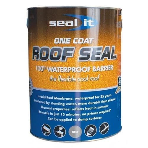 Image of Bond It 2.5L Seal It Liquid Membrane Coat Roofing Waterproof Hybrid Roof Barrier (Grey)