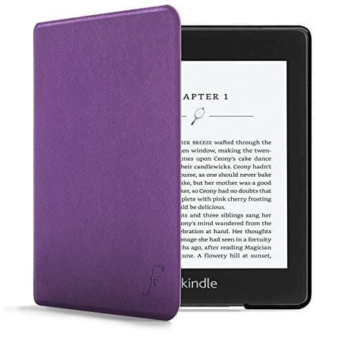 Image of Forefront Cases Case for Amazon Kindle Paperwhite 6.8" (10th Generation - 2018 Model) - Purple - Slim, Light & Protective, Smart Auto Sleep-Wake Function Cover for Kindle Paperwhite 6.8"