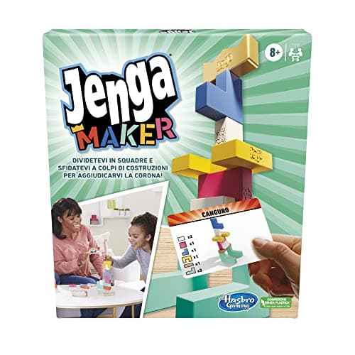 Image of Hasbro European Services 4 The Square Stockley Park Uxbridge UB11 1ET GB Jenga Maker 8+